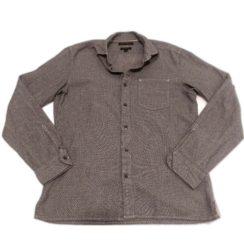 Banana Republic Camden Fit Button Down Size Small Gray